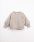 Preview: Play Up Sweatshirt aus Baumwolljersey - beige