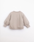 Preview: Play Up Sweatshirt aus Baumwolljersey - beige