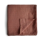 Preview: Mushie Swaddle Mulltuch - Cognac