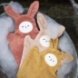 Preview: Badehandschuh "Hase Altrosa Mix" - 3er Pack