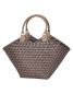 Preview: Handed by Sweetheart - Shopper with PU handles M - Taupe