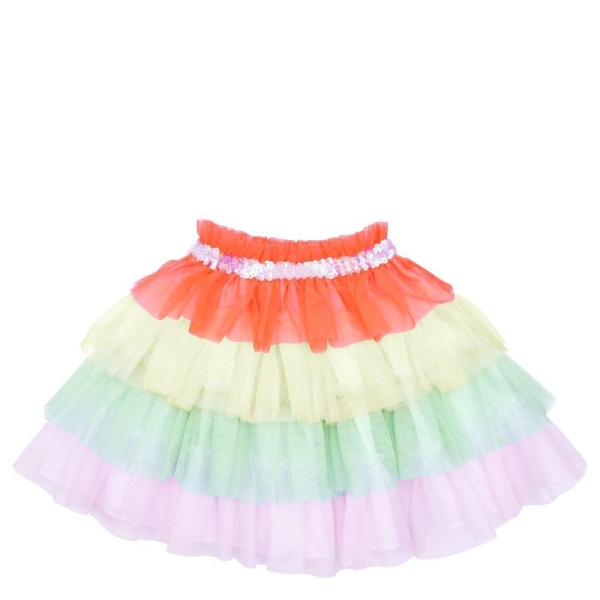 Neon Tutu-Tüll mit Rüschen