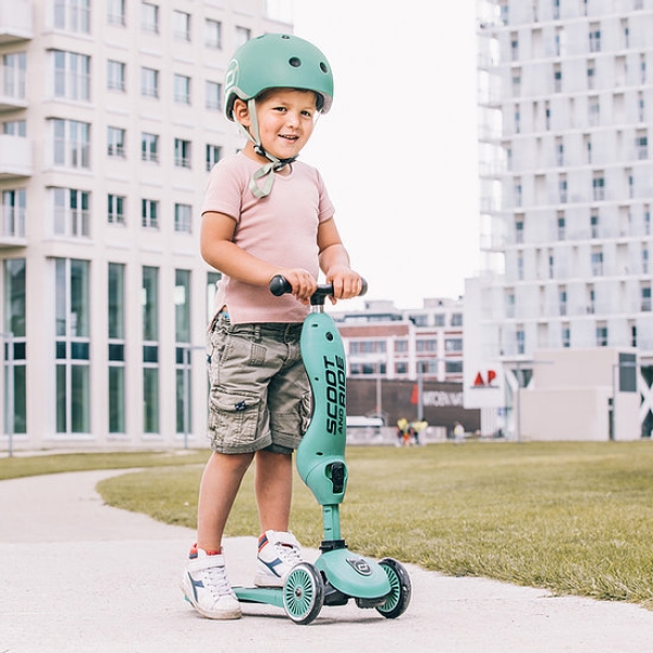 Scoot & Ride Kinderhelm - Waldgrün