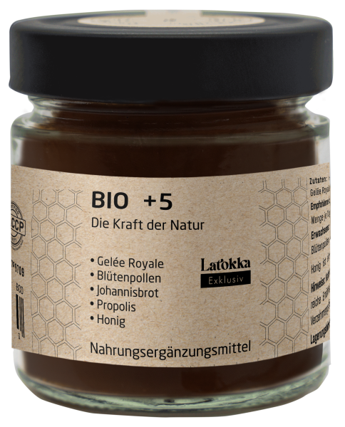 Elmas BIO +5 Honig - die Kraft der Natur - 200g - AKTION