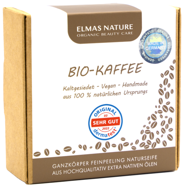 Elmas BIO Kaffee Feinpeeling Naturseife - 120g