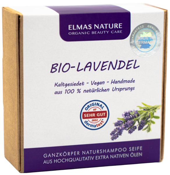 Elmas BIO Naturseife Lavendel - 120g