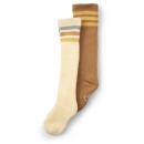 2-Pack Socken (lang) - Breen/Zitrone