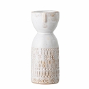 Embla Vase aus Steinzeug - weiß